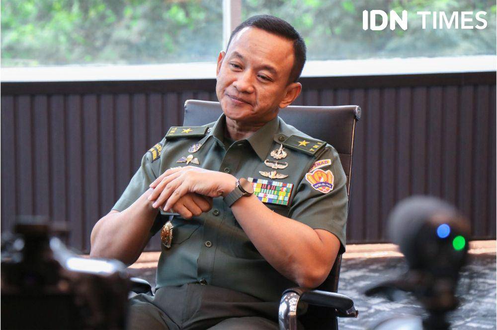 Kadispen TNI AD, Brigjen TNI Wahyu Yudhayana. (IDN Times/Alya Achyarini)