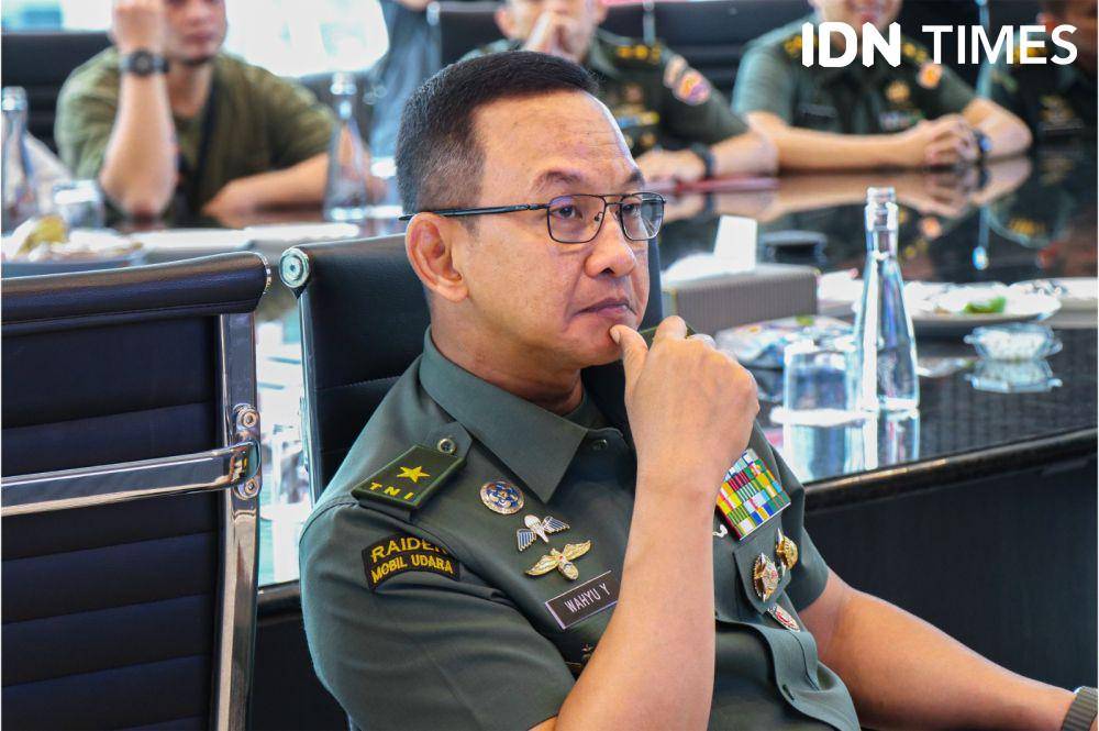 Kadispen TNI AD, Brigjen TNI Wahyu Yudhayana. (IDN Times/Alya Achyarini)
