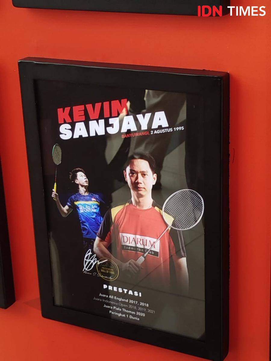 Kevin Sanjaya masuk Hall of Fame PB Djarum. (IDN Times/Sandy Firdaus)