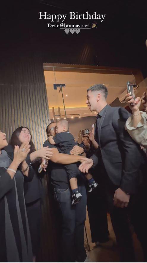ulang tahun Verrell (Instagram.com/farahcarpetsofficial)
