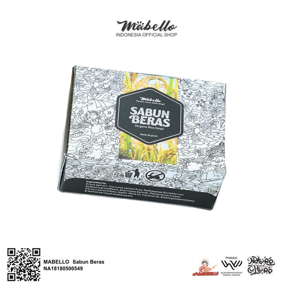 Mabello Sabun Beras Hitam (Bedda Lotong) (akulaku.com/MOONES STORE)