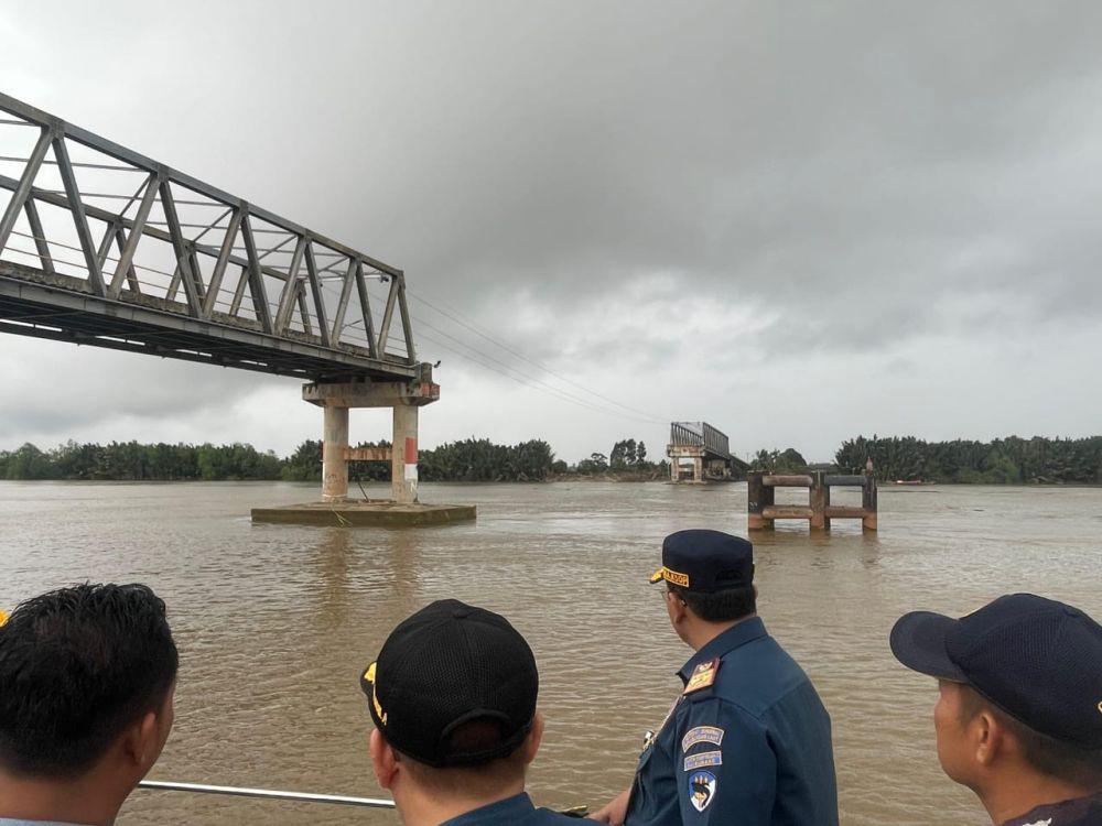 Perbaikan Jembatan Lalan Muba yang Ambruk Butuh Biaya Rp100 Miliar