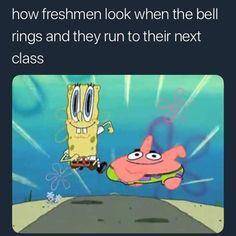 potret meme SpongeBob hari pertama sekolah (reddit.com/user/youneedalatina)