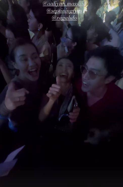 Aaliyah Massaid konser Bruno Mars (Instagram.com/aaliyah.massaid)