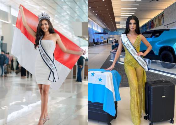 Potret Keberangkatan Finalis Miss Cosmo 2024 ke Vietnam (Instagram.com/officialputeriindonesia | Instagram.com/britthanymarroquin)