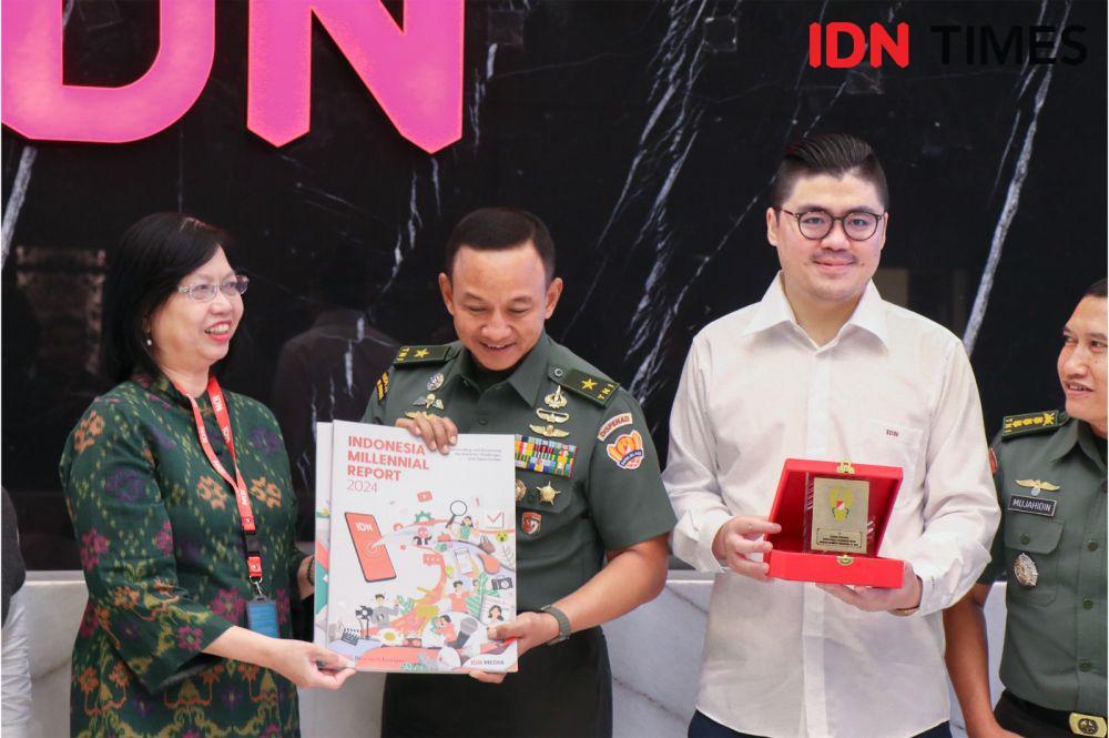 Kepada Dinas Penerangan Angkatan Darat (Kadispenad), Brigjen TNI Wahyu Yudhayana. (IDN Times/Alya)