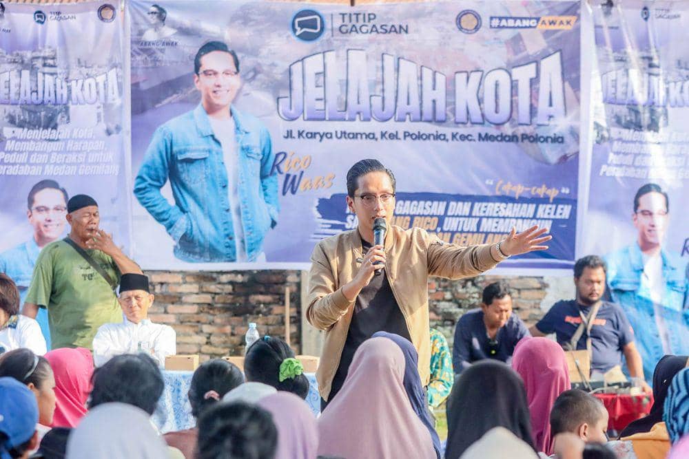 Rico Gelar Jelajah Kota untuk Melihat Kondisi Daerah dan Masyarakat