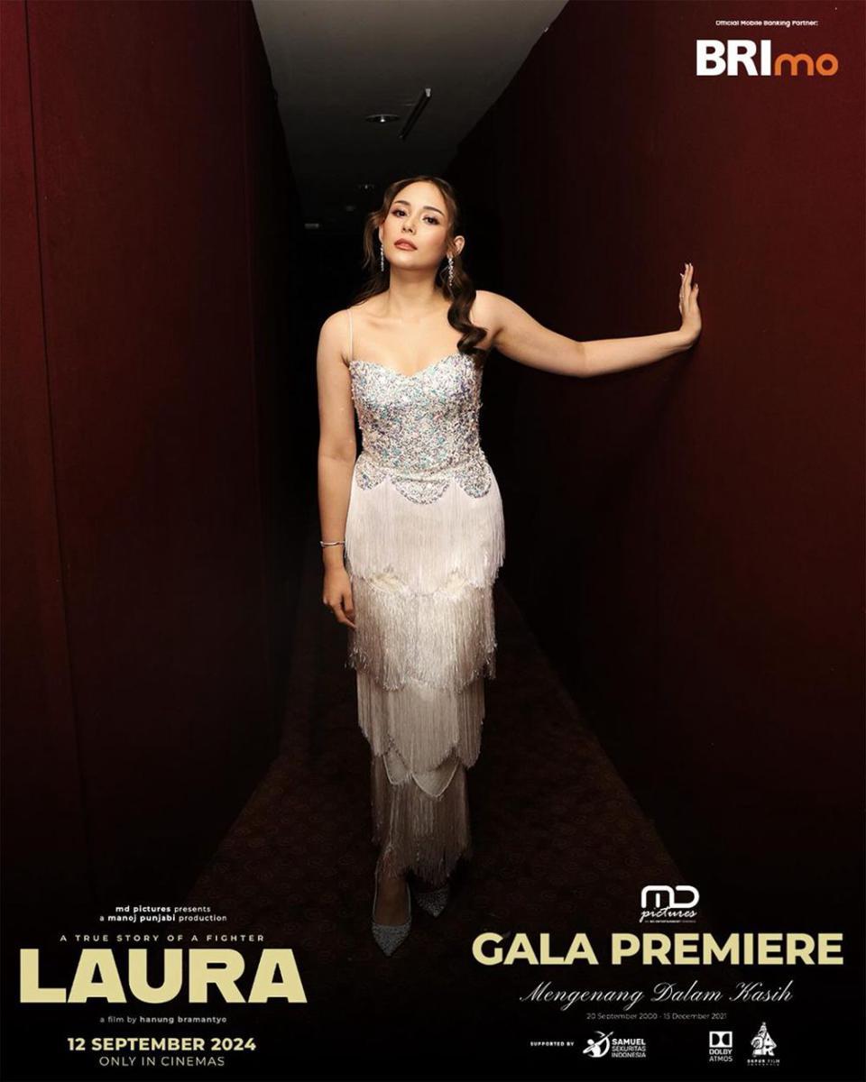 potret Greta Iren di gala premiere film Laura (instagram.com/edlngretairen)