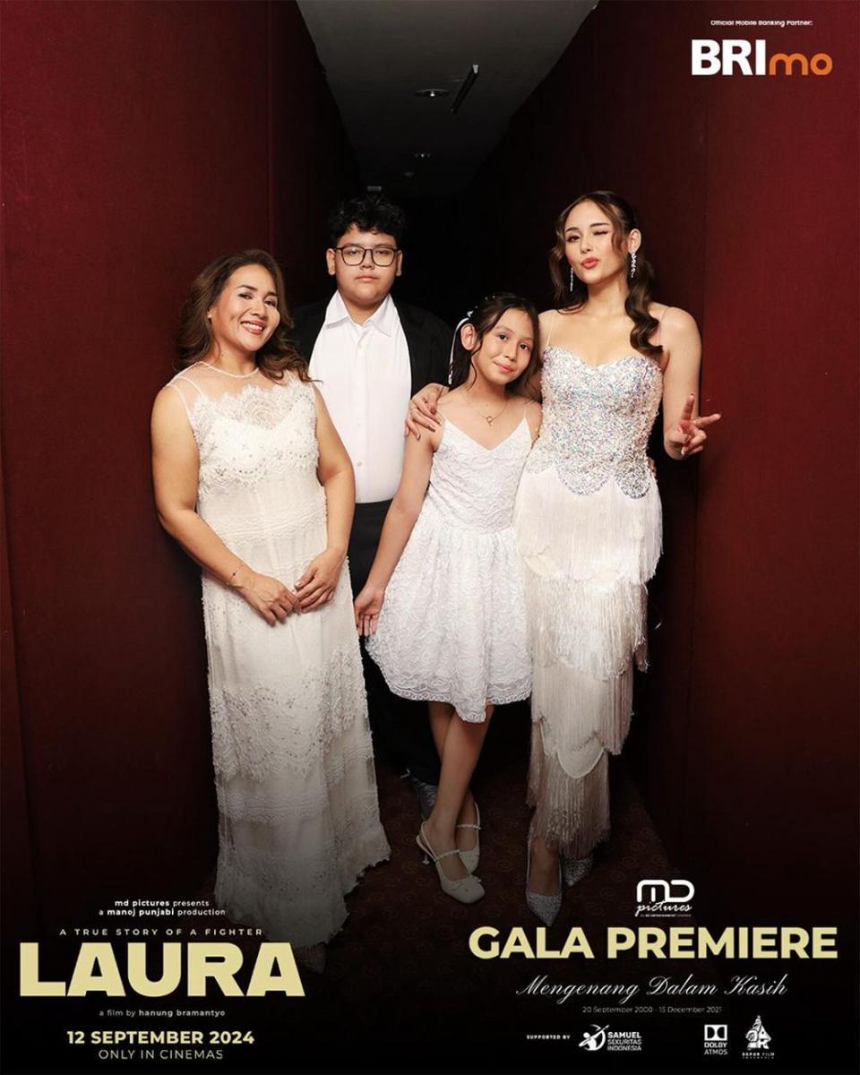 potret Greta Iren di gala premiere film Laura (instagram.com/edlngretairen)