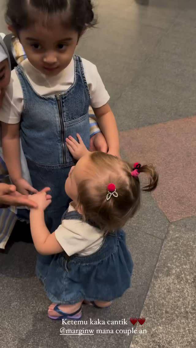 potret Guzel dan Kamari playdate (instagram.com/marginw)