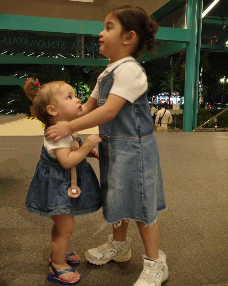 potret Guzel dan Kamari playdate (instagram.com/marginw)