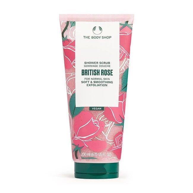 The Body Shop British Rose Shower Scrub (Shopee/The Body Shop Official)