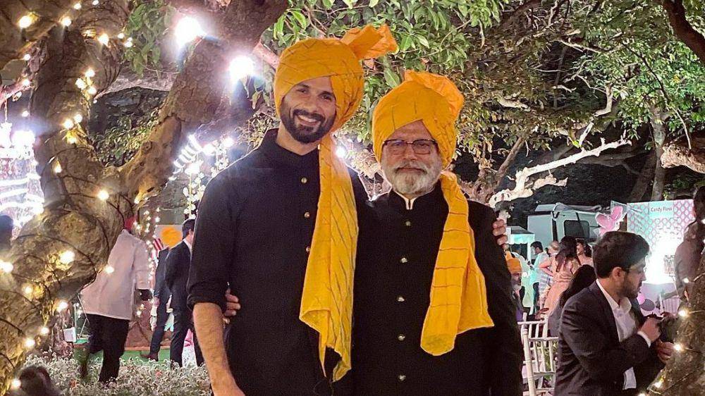 Shahid Kapoor dan ayah (instagram.com/shahidkapoor)