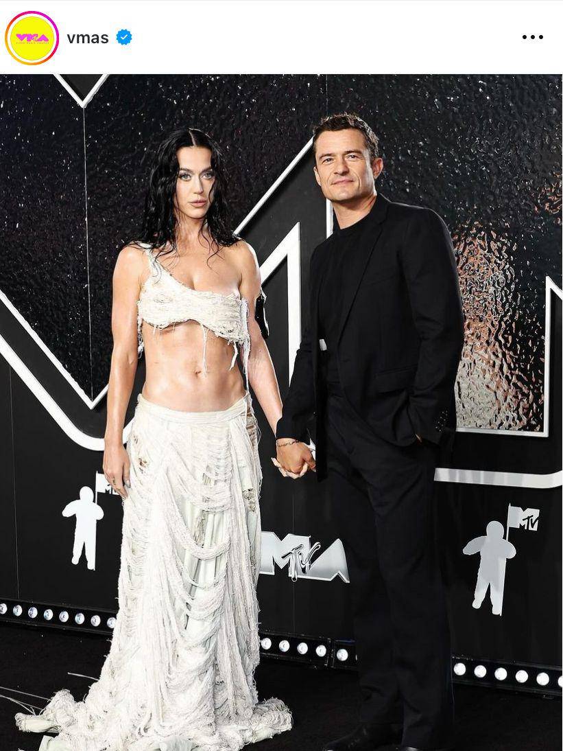 potret Katy Perry di MTV VMAs 2024 (via Instagram.com/vmas)