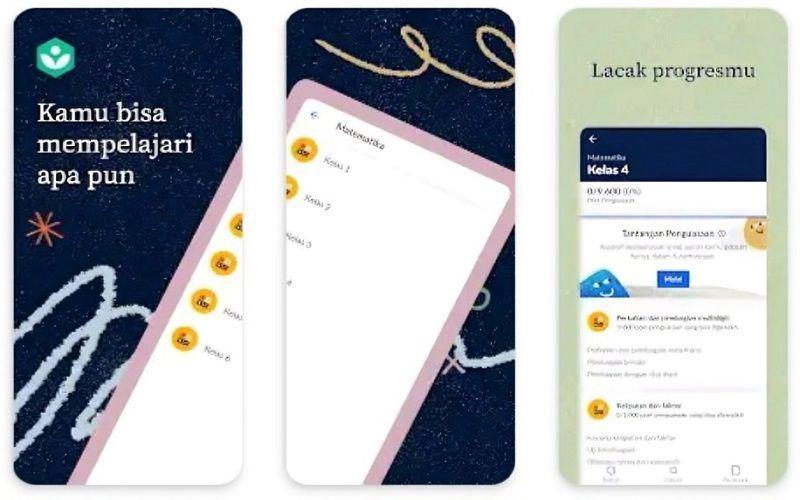 tampilan aplikasi Khan Academy (dok. Google Play Store/Khan Academy)