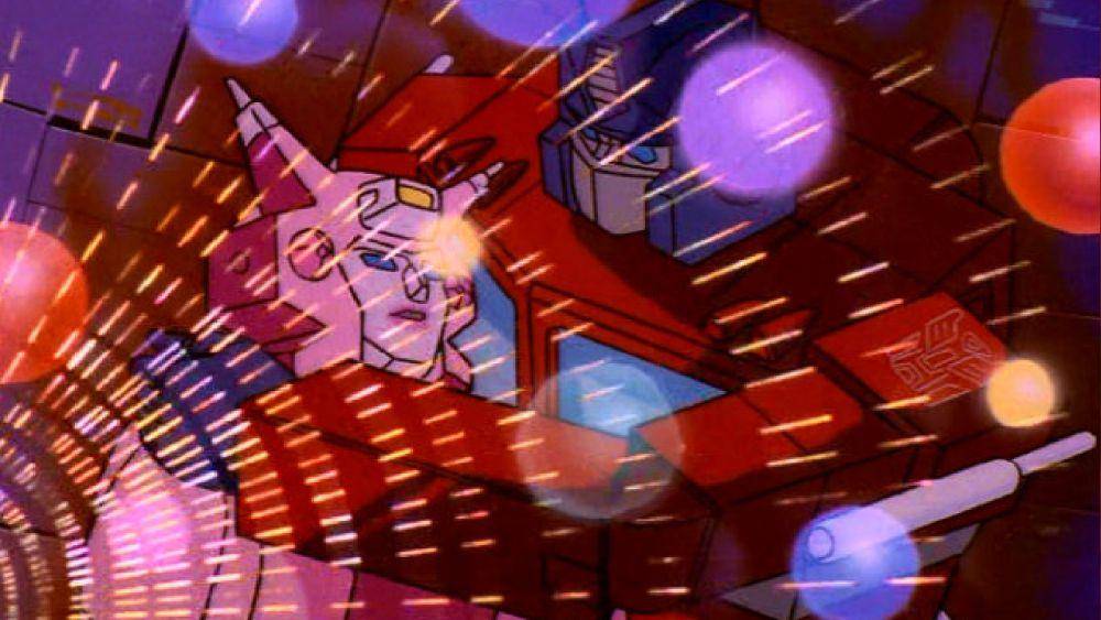 Elita-One menghentikan waktu (dok. Hasbro/Transformers G1)