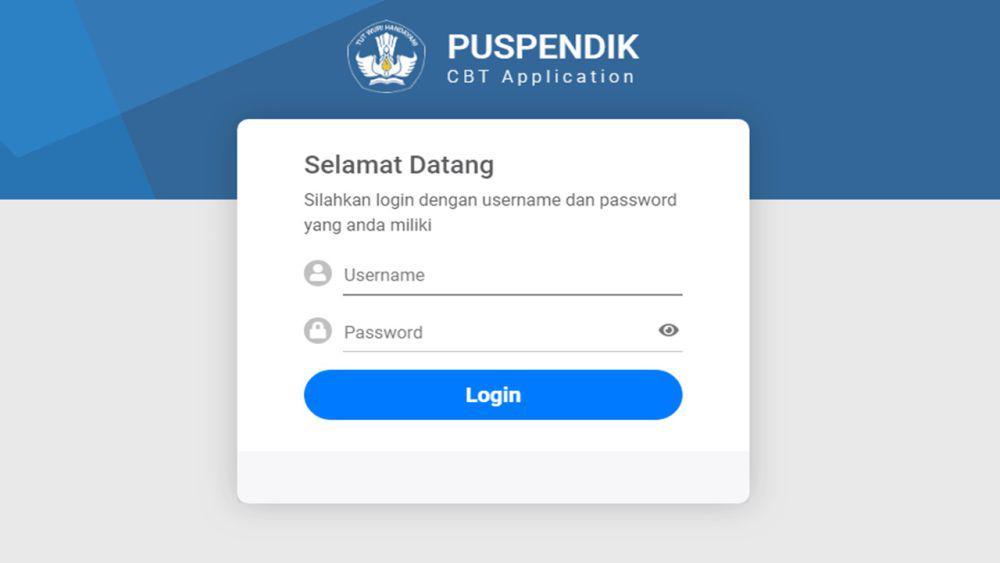 Tampilan aplikasi ExamBrowser di komputer klien. (dev.mysertifikasi.com)
