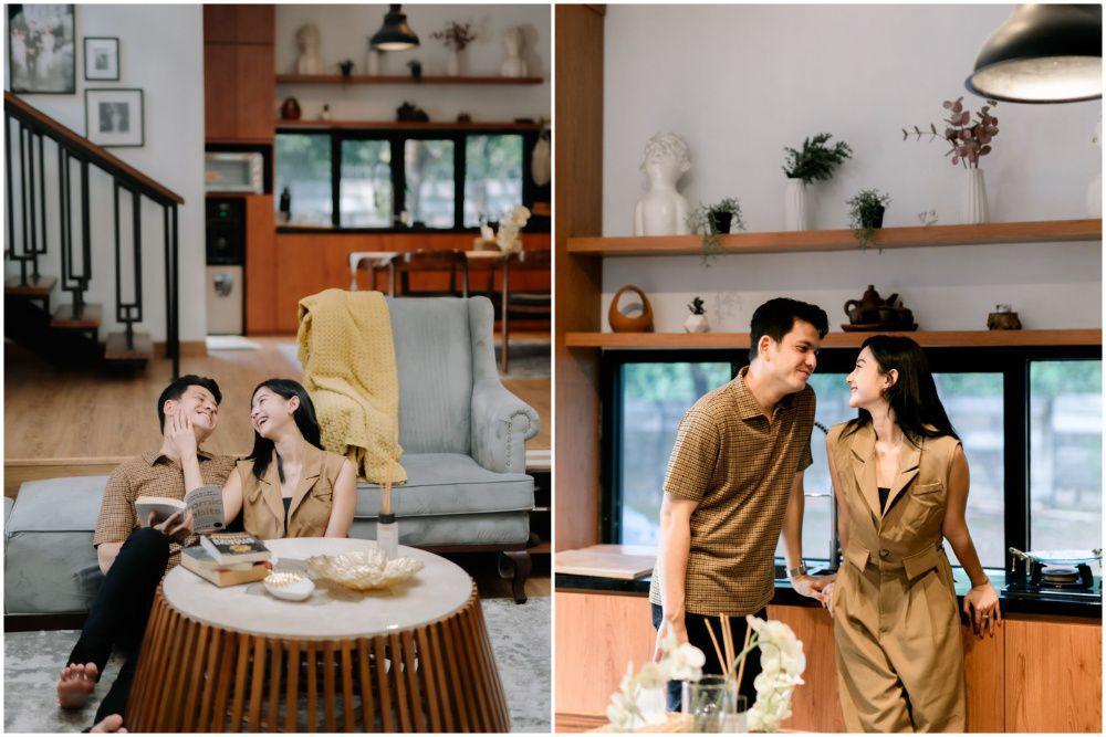 10 Photoshoot Glenca Chysara dan Rendi Jhon di Rumah, Begitu Hangat!