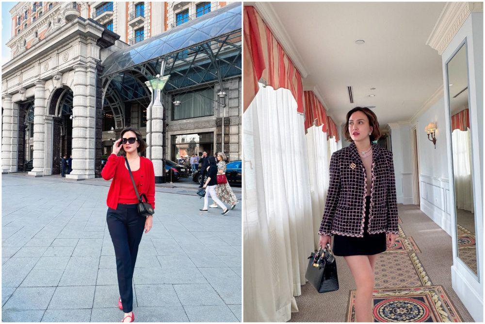 9 OOTD Shandy Aulia selama di Moscow yang Stunning Abis!