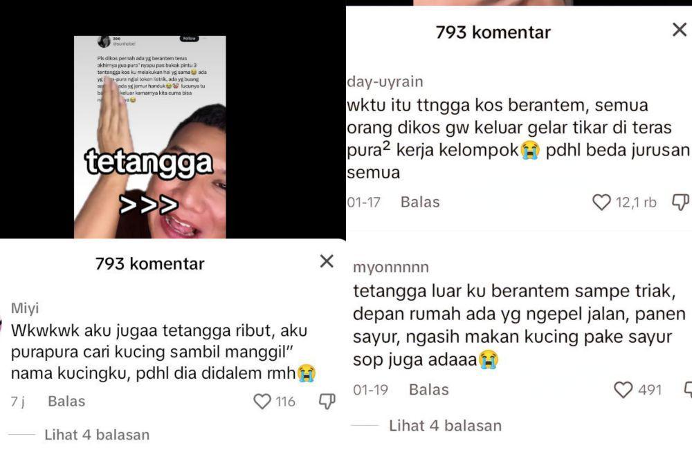 8 Meme Lucu Cara Nguping Tetangga yang Lagi Berantem, Ada Saja Akalnya