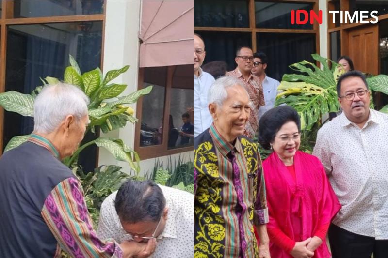 Rano Karno Cium Tangan dan Minta Doa Guntur Soekarnoputra