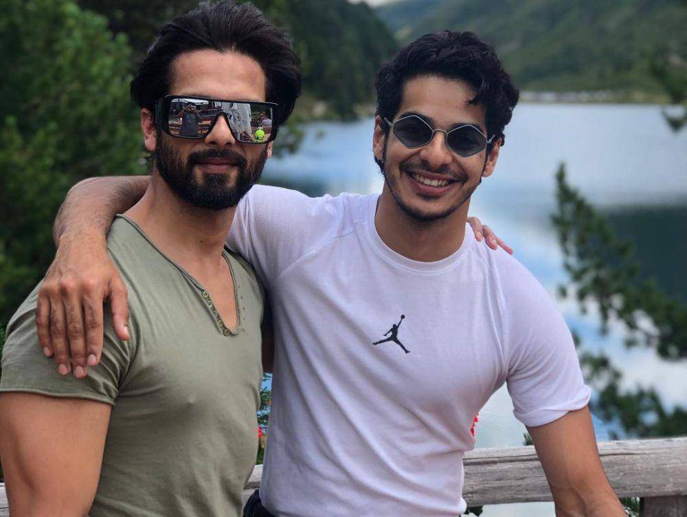 Shahid Kapoor dan Ishaan Khatter (instagram.com/shahidkapoor)