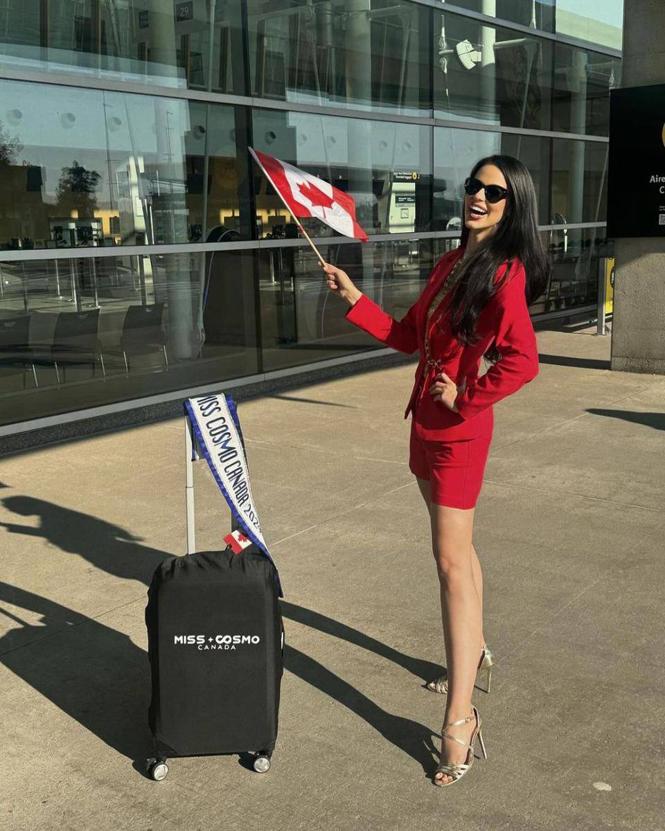 Potret Keberangkatan Finalis Miss Cosmo 2024 ke Vietnam (Instagram.com/dominique_doucette)