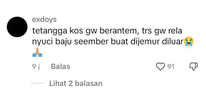 potret meme kocak cara nguping tetangga yang lagi bertengkar (tiktok com/aaamarrr_)