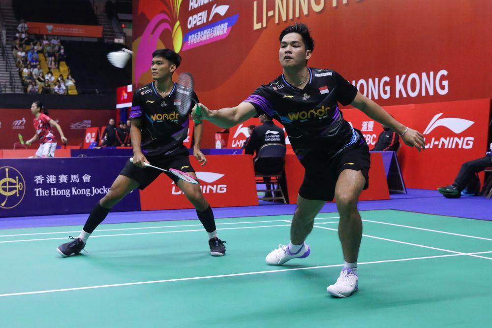 Muhammad Shohibul Fikri/Daniel Marthin di babak 32 besar Hong Kong Open 2024 (dok.PP PBSI)