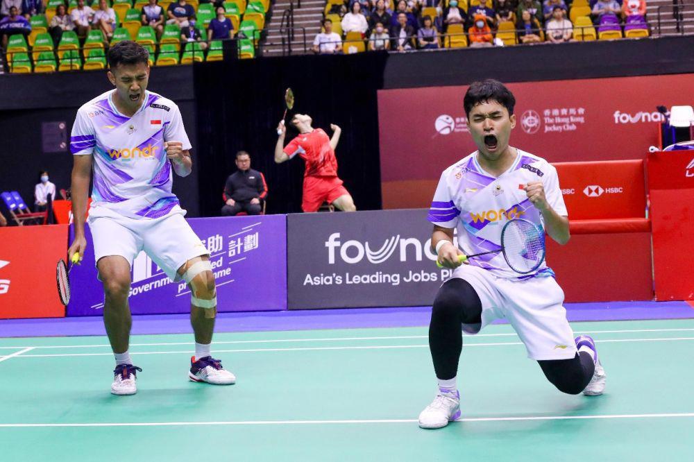 Leo/Bagas Harap Sabar/Reza Tembus Semifinal Hong Kong Open