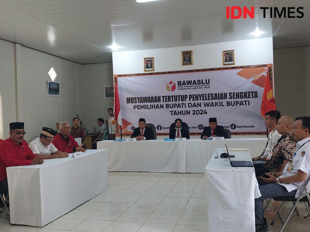 Sambangi Bawaslu Lamtim, Dawam-Ketut Sidang Mediasi lalu ke KPU