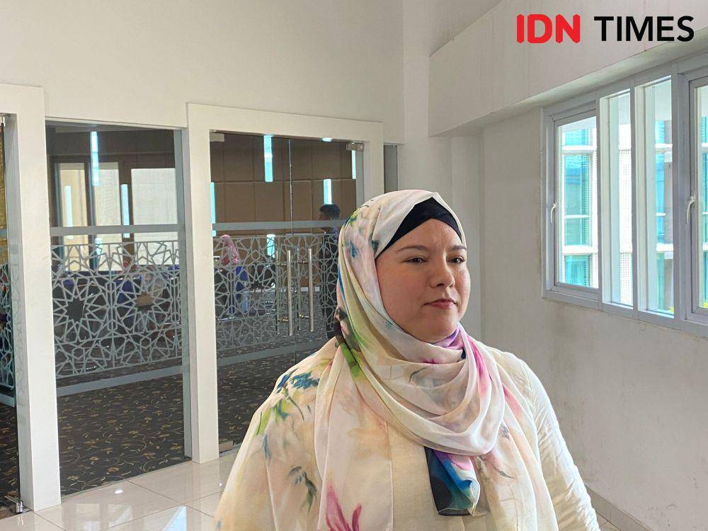 Zulpha Styer, seorang Muslim Australia. (IDN Times/Sonya Michaella)