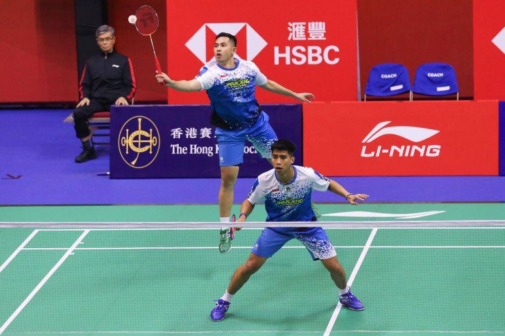 Sabar Karyaman Gutama/Moh. Reza Pahlevi Isfahani di Hong Kong Open 2024 (dok.PP PBSI)