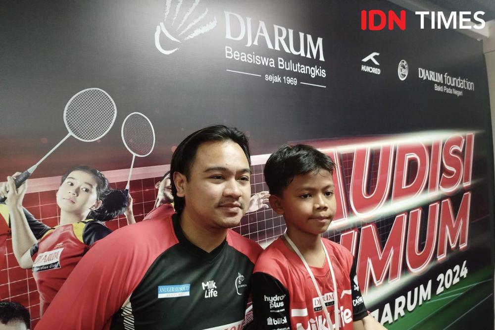 Laode Muhammad Ahsan Kamil, peserta Audisi Umum Djarum 2024. (IDN Times/Sandy Firdaus)