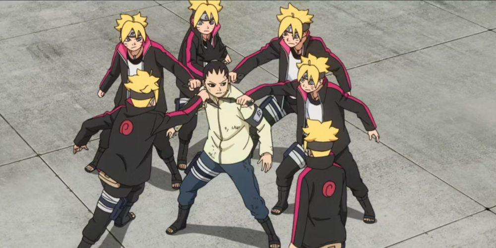 cuplikan Boruto vs Shikadai (dok. Pierrot/Boruto: Naruto Next Generations)