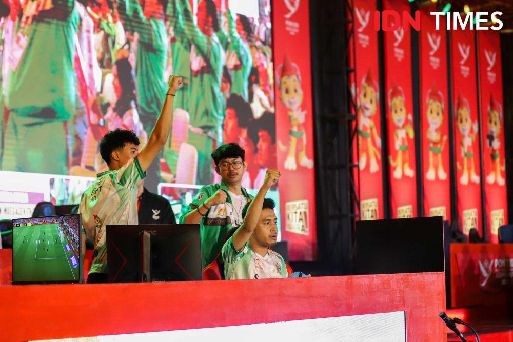 Laga Perdana e-Football PON 2024, Sumut Tumbangkan Juara Dunia