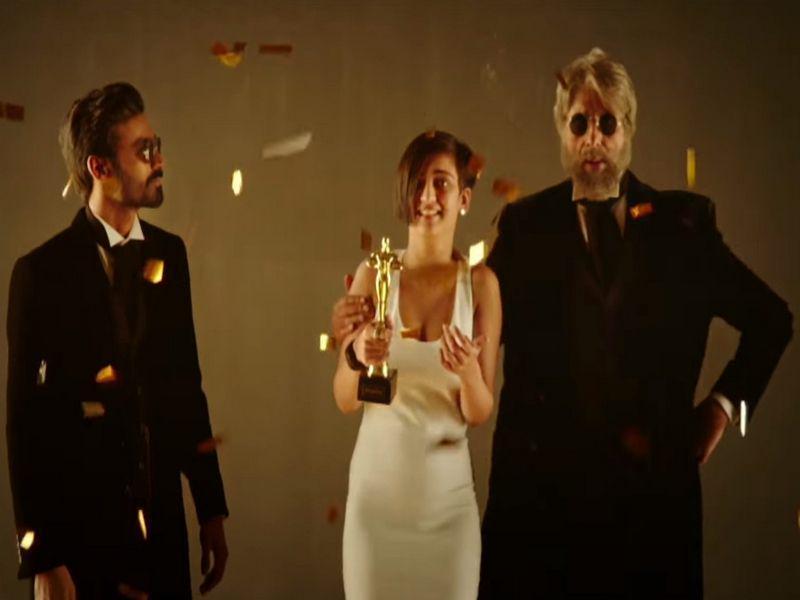 Cuplikan adegan di trailer film Shamitabh (dok. Eros Now Movie Preview/Shamitabh)