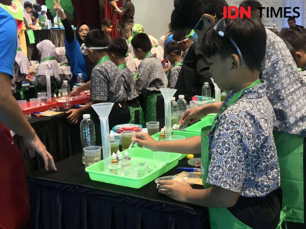 Potret salah satu partisipan BASF Kids' Lab. 13 September 2024. (IDN TImes/Hani Safanja)