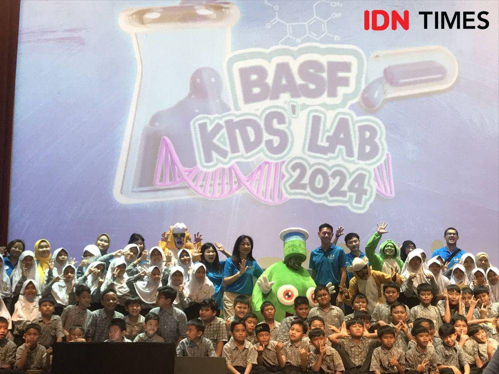 Potret para partisipan saat BASF Kids" Lab. 13 September 2024. (IDN Times/Hani Safanja)