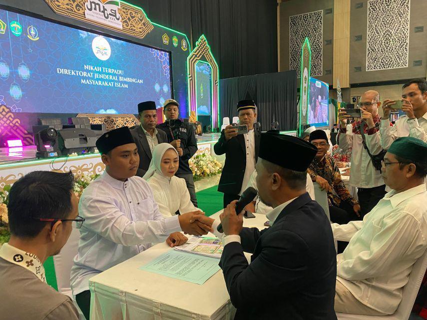Acara Nikah Massal Ramaikan Gelaran MTQ Nasional ke-30 di Kaltim
