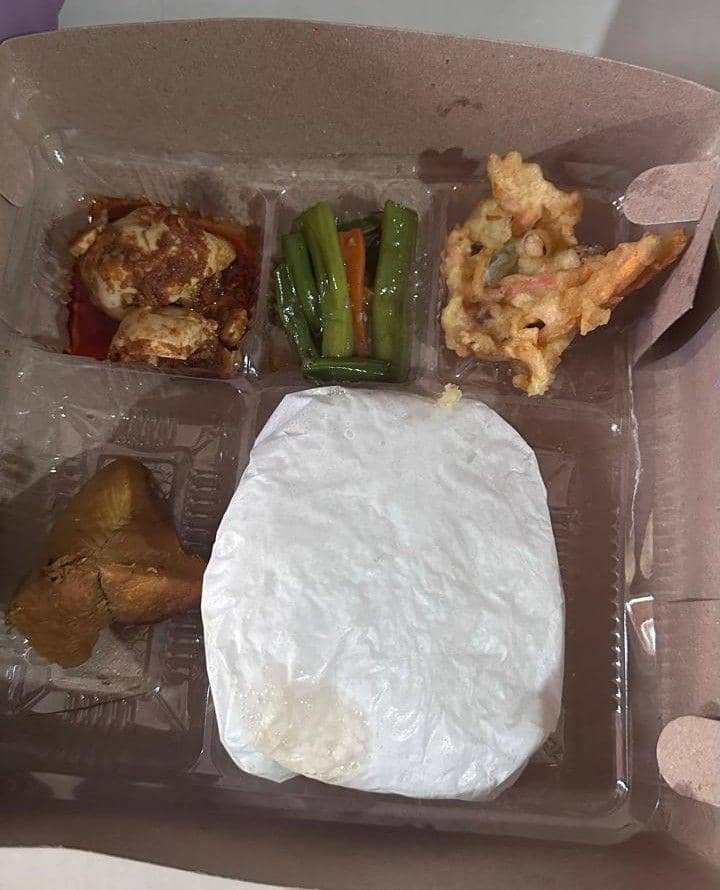 Menu makanan atlet PON Aceh-Sumut  (Istimewa)