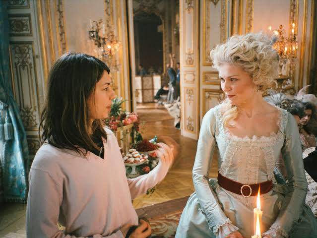 Sofia Coppola and Kirsten Dunst in Marie Antoinette behind the scene (dok. Columbia Pictures/Marie Antoinette)