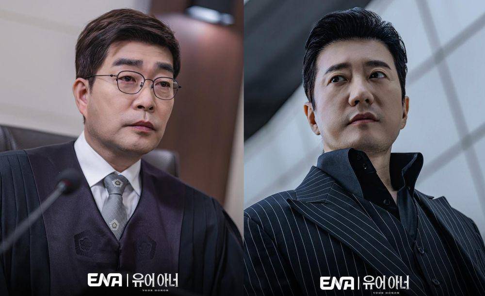 Son Hyun Joo dan Kim Myung Min di drama Your Honor (instagram.com/ena.channel.d)
