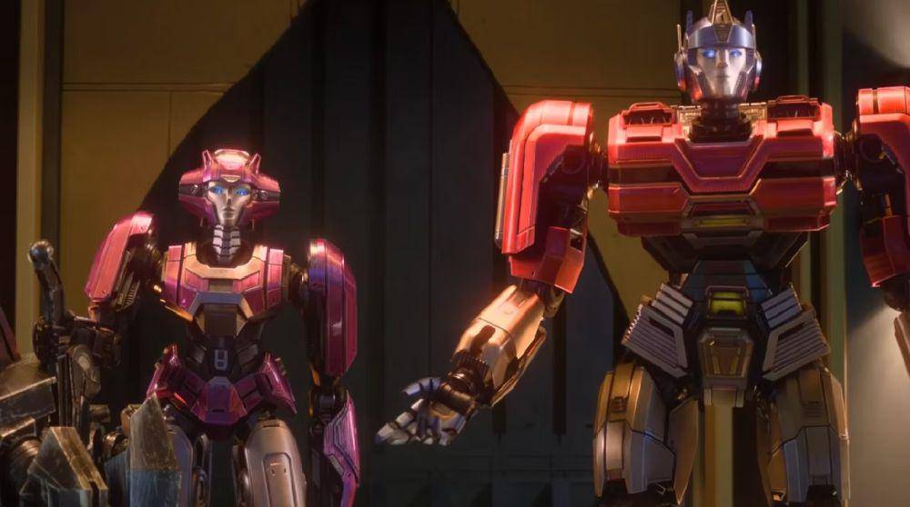 Elita-One dan Optimus Prime (dok. Paramount Pictures/Transformers One)