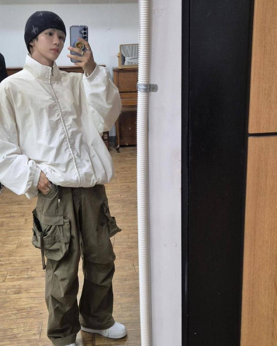 outfit street style kekinian ala Shotaro RIIZE (instagram.com/riize_official)