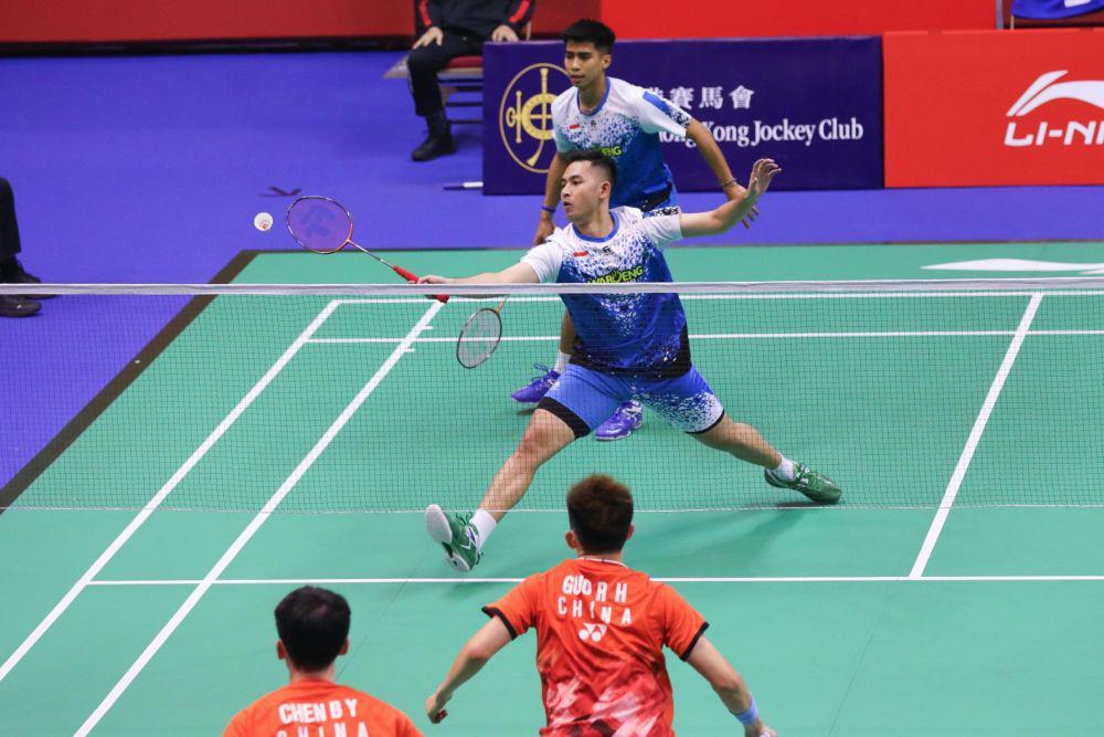 Sabar Karyaman Gutama/Moh. Reza Pahlevi Isfahani di Hong Kong Open 2024 (dok.PP PBSI)