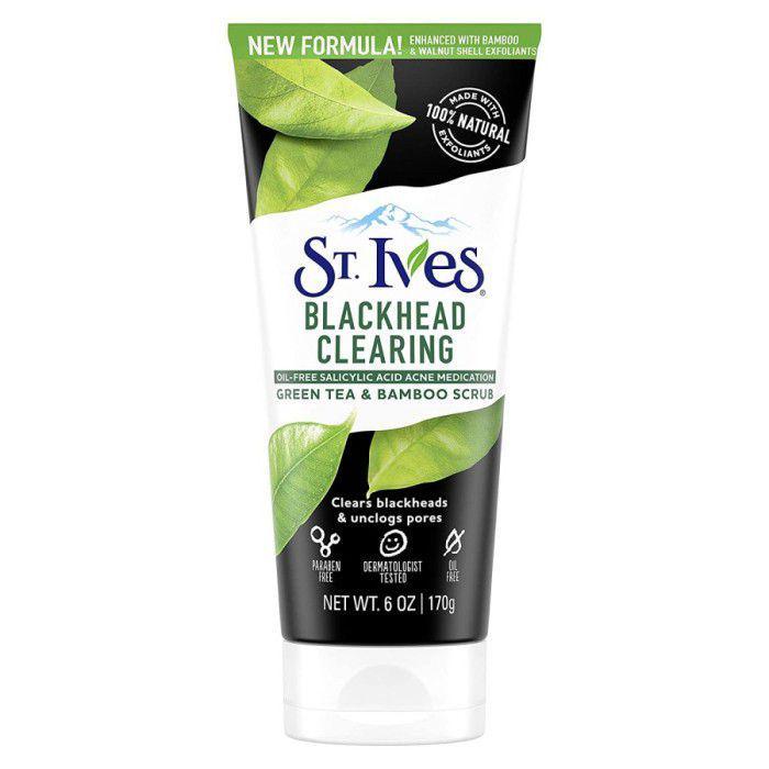 St Ives. Face Scrub Blackhead Clearing Green Tea (dok. St. Ives)