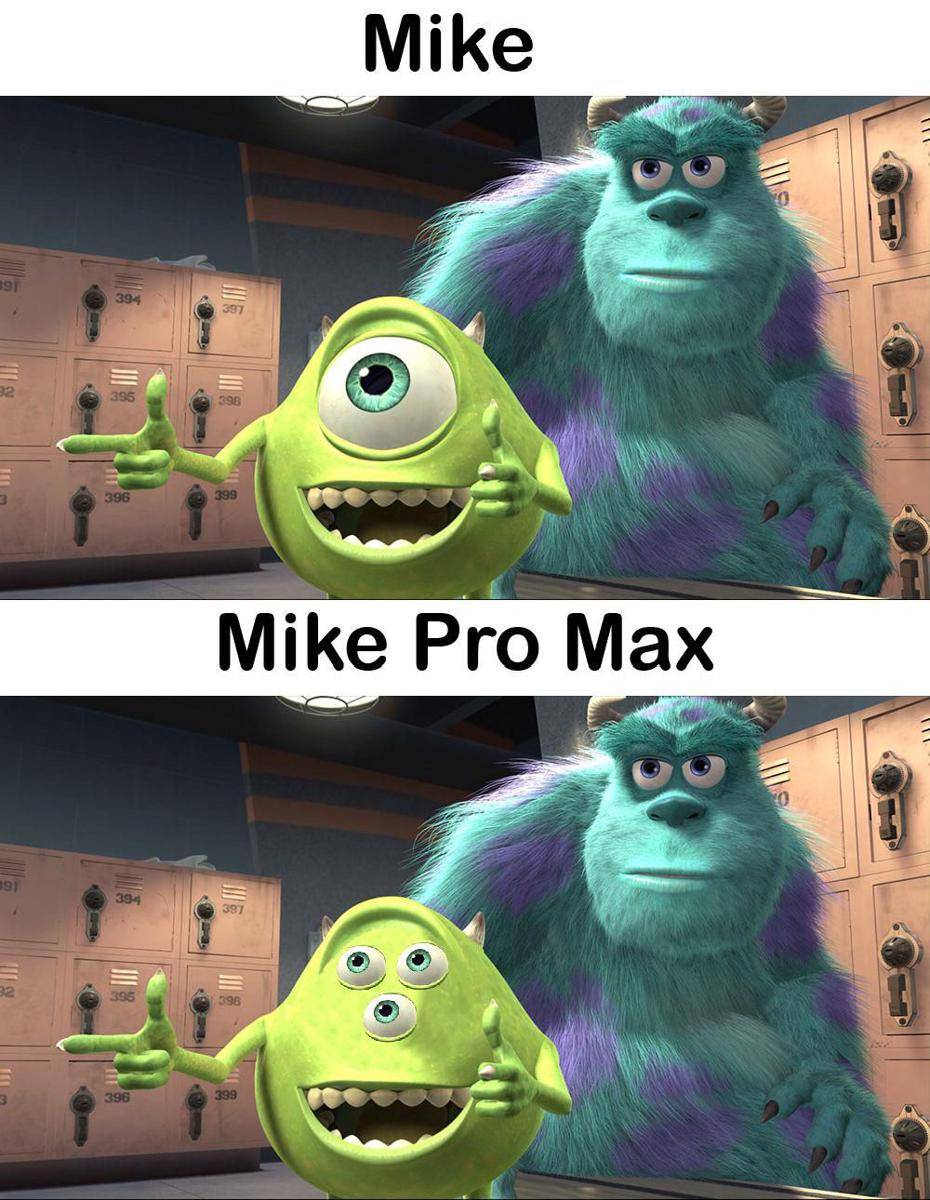 potret meme kocak Mike Wazowski (reddit.com/user/Shazam8301)
