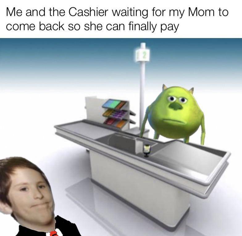 potret meme Mike Wazowski mata dua (reddit.com/user/Weebshit25)