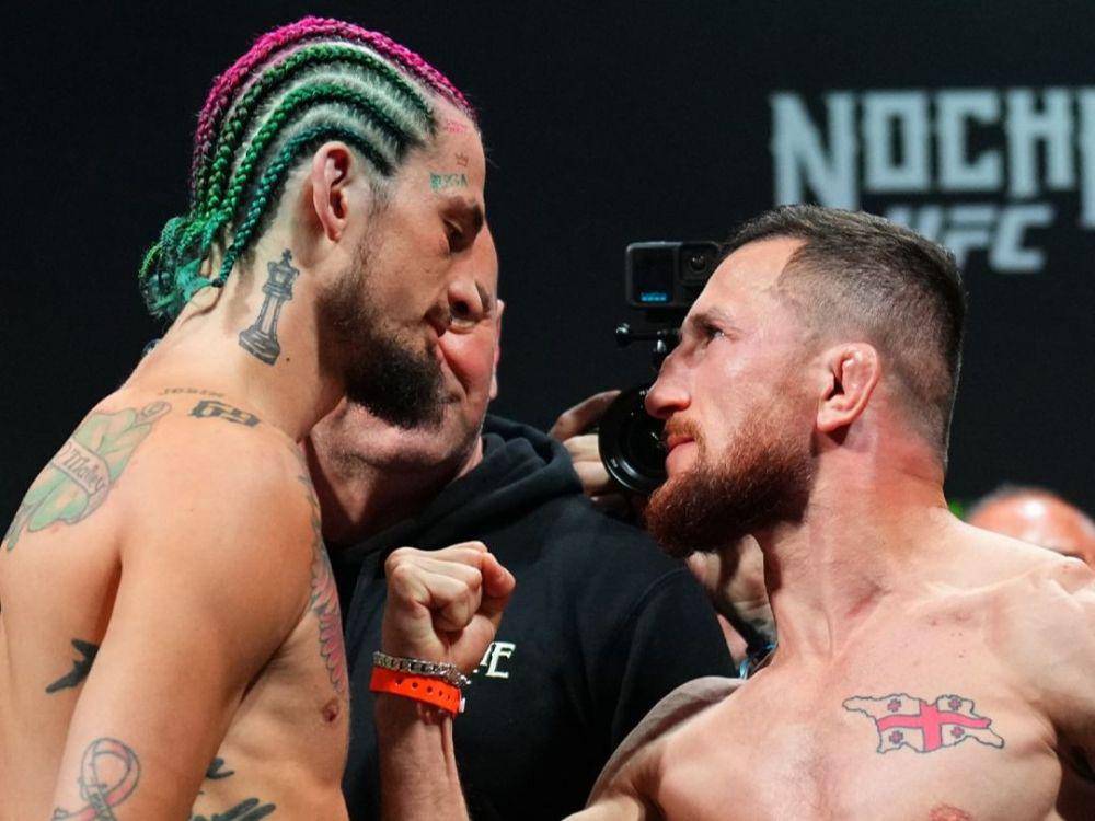 Sean O'Malley dan Merab Dvalishvili akan bertarung dalam UFC 306 di Sphere, Nevada, Minggu (15/9/2024) (Instagram @UFC)